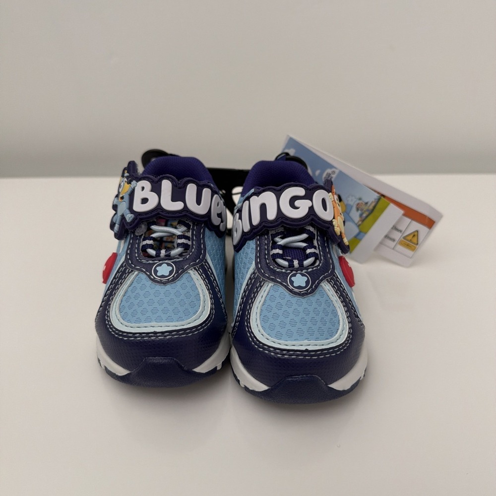 Ground Bluey Bingo Blue Navy Low Top Unisex Kids Athletic Sneakers Casual